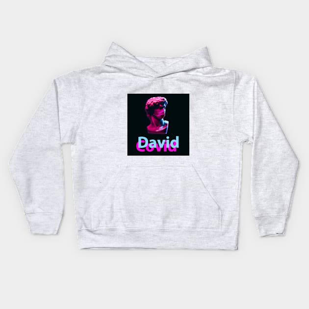 DAVID COVID 19 T-Shirt Kids Hoodie by DAVID COVID 19 T-Shirt